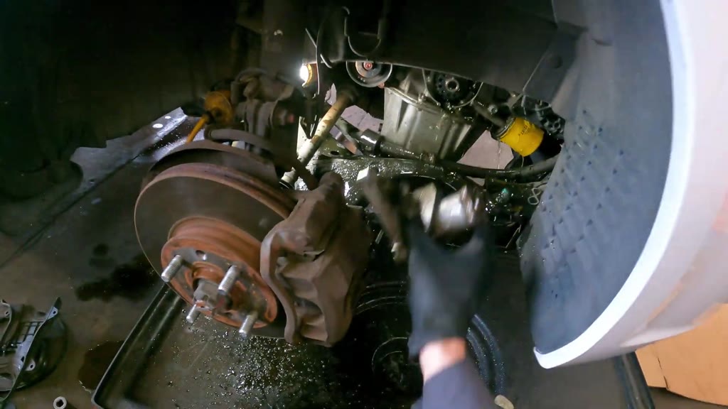 Step 20: Remove the water pump and old gasket