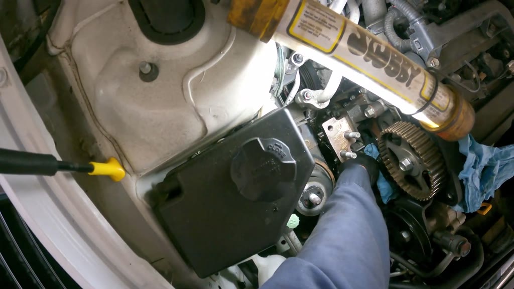 Prepare and install the replacement water pump