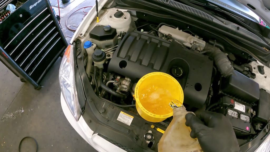 Finish filling and check engine operation